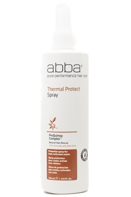 abba THERMAL PROTECT SPRAY Pro Quinoa Complex. Natural Hair Rescue   8 fl oz