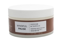 Bath & Body Works Aroma MINDFUL PAUSE Vetiver & Vanilla Whipped Body Butter  6.5oz