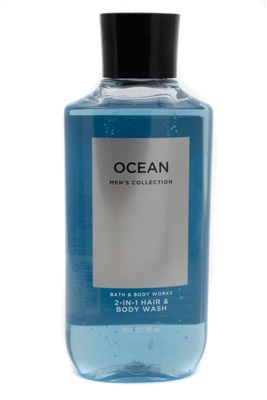 Bath & Body OCEAN Men's Collection Hair & Body Wash  10 fl oz