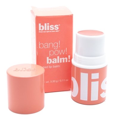 bliss bang! pow! balm tinted lip balm, show me the honey .11oz
