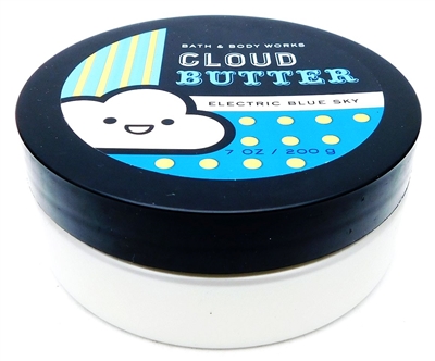 Bath & Body Works Cloud Butter Electric Blue Sky 7 Oz.