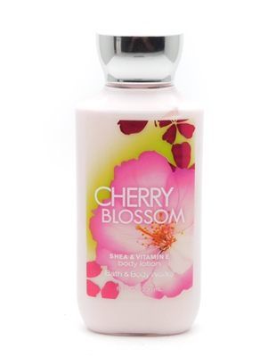 Bath & Body Works Cherry Blossom Shea & Vitamin E Body Lotion  8 fl oz