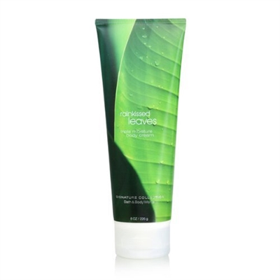 Bath & Body Works Rainkissed Leaves Triple Moisture Body Cream 8 Oz