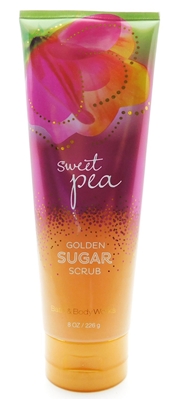 Bath & Body Works Sweet Pea Golden Sugar Scrub 8 Oz.