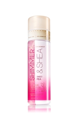 Bath and Body Works Bath & Body WorksÂ® Signature Collection Select-a-shimmer Sweet Pea Shimmer Gel and Body Lotion