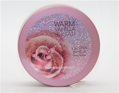 Bath & Body Works Warm Vanilla Sugar Ultra Shea Body Butter 7 Oz