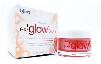 Bliss ex-'glow'-sion! Vitabead-Infused Moisture Cream 1.7 Oz.