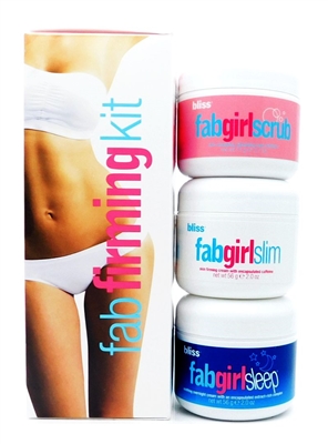 Bliss Fab Firming Kit: Fatgirlscrub 2.7 Oz., Fatgirlslim 2 Oz., Fatgirlsleep 2 Oz.