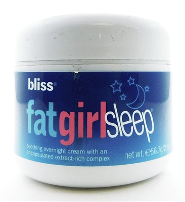 bliss FatGirlSleep Soothing Overnight Cream 2 Oz. (New, No Box)