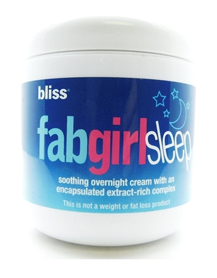 bliss FabGirlSleep Soothing Overnight Cream 6 Oz.