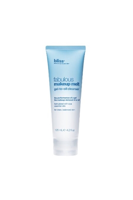 Bliss Fabulous makeup Melt gel-to-oil Cleanser 4.2 Oz