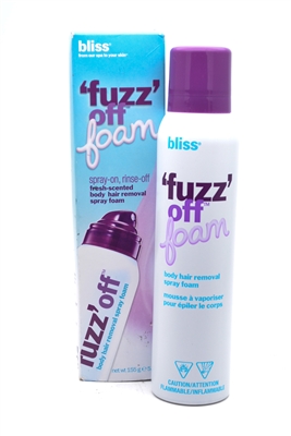 bliss Fuzz Off Foam Fresh-Scented Body Hair Removal Spray Foam 5.5 Oz.