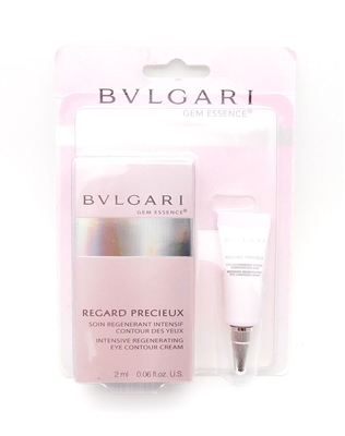 BVLGARI Gem Essence Regard Precieux Intensive Regenerating Eye Contour Cream .06 Fl Oz.