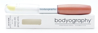 Bodyography Icon Dual Lip Gloss 3563 Bombshell .4 Oz.