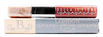 Bella IL Fiore Perfect Pout Lip Gloss London: Long Vial 5.7 mL., Short Vial 3.3 mL.