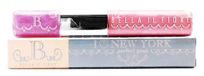 Bella IL Fiore Perfect Pout Lip Gloss I Heat New York: Long Vial 5.7 mL., Short Vial 3.3 mL.
