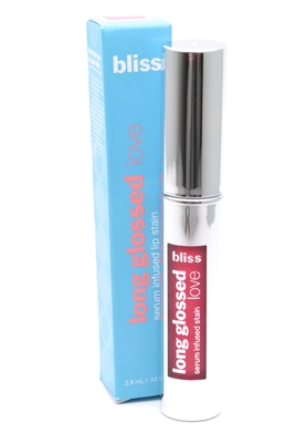 bliss Long Glossed Love Serum Infused Lip Stain, Hey-Biscus   .12 fl oz