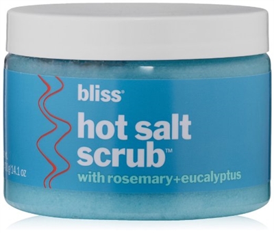 Bliss Hot Salt Scrub with Rosemary & Eucalyptus Scrub 14.1 Oz