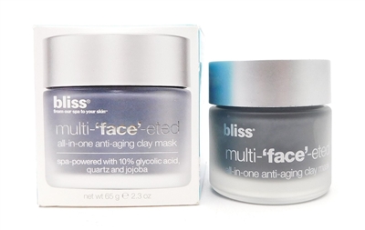 Bliss Multi-'face'-eted all-in-one anti-aging clay mask 2.3 Oz.