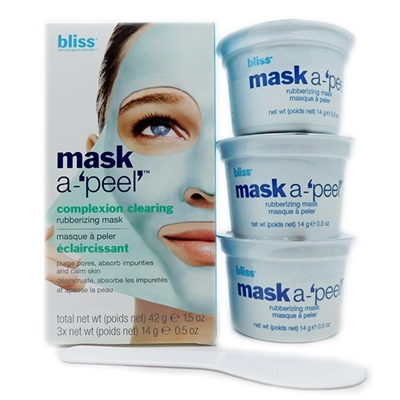 bliss Mask A-'Peel' Complexion Clearing Rubberizing Mask 3 x .5 Oz.