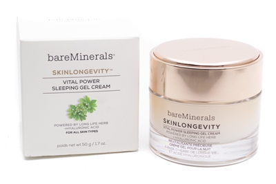 Bare Minerals Skinlongevity Vital Power Sleeping Gel Cream for All Skin Types  1.7oz