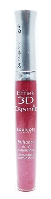 Bourjois Effet 3D Cosmic Lipgloss  24 Rouge Critic  .2 Fl Oz.