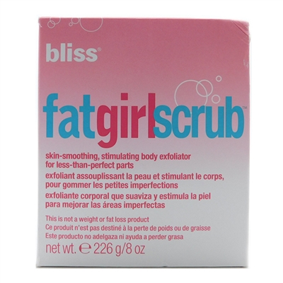 bliss FatGirlScrub Skin-Smoothing, Stimulating Body Exfoliator 8 Oz.