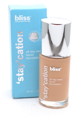 bliss 'Stay'cation All Day Liquid Foundation, Buff  1 fl oz