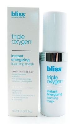 bliss Triple Oxygen Instant Energizing Foaming Mask .5 Fl Oz.
