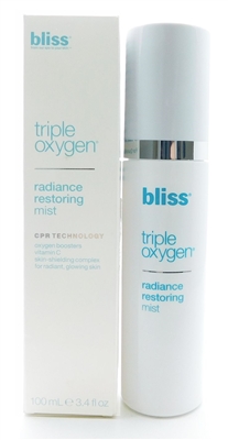 Bliss Triple Oxygen Radiance Restoring Mist 3.4 Fl Oz.