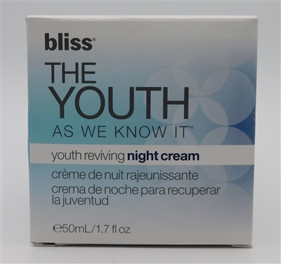 Bliss THE YOUTH as we know it Youth Reviving Night Cream 1.7 Oz