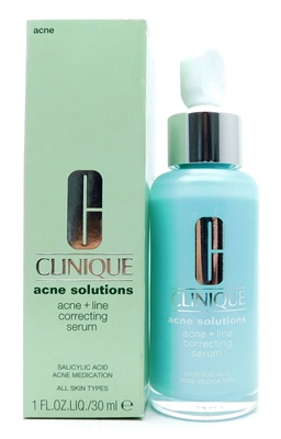Clinique Acne Solutions Acne + Line Correcting Serum 1 Fl Oz.