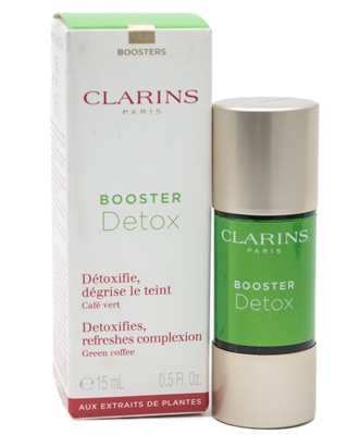 Clarins BOOSTER DETOX, Green Coffee. Detoxifies, Revives Radiance, Plumps  .5 fl oz