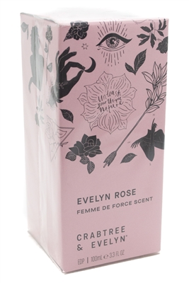 Crabtree & Evelyn EVELYN ROSE Femme de Force Scent Eau de Toilette  3.3 fl oz