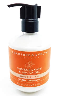 Crabtree & Evelyn Pomegranate & Argan Oil Nourishing Hand Therapy 8.64 Oz.