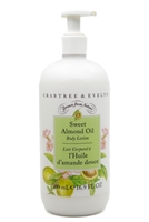 Crabtree & Evelyn SWEET ALMOND OIL Body Lotion  16.9 fl oz