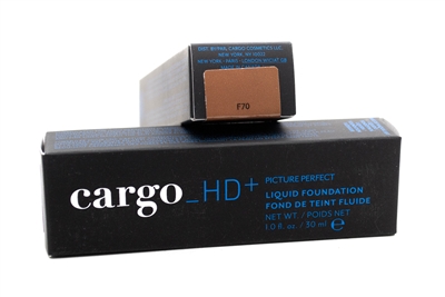 cargo_HD+ Picture Perfect Liquid Foundation F70,   1 fl oz