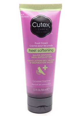 Cutex Heel Softening FOOT CREAM, Cucumber Fragrance  3.5 fl oz