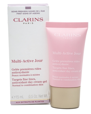 Clarins MULTI-ACTIVE JOUR Antioxidant Day Cream Gel for Normal or Combination Skin .5oz