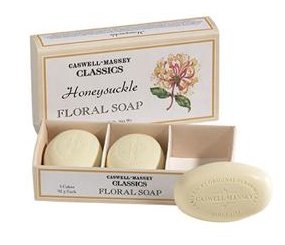 Caswell Massey Classics Honeysuckle Floral Soap - 3 Cakes