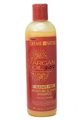 Creme of Nature ARGAN OIL  Moisture & Shine Shampoo  12 fl oz