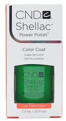 CND Shellac Color Coat Lush Tropics Color .25 Fl Oz.