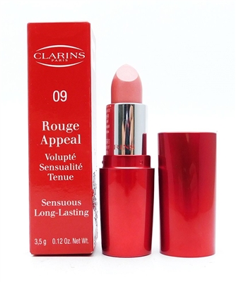 Clarins Rouge Appeal Lipstick 09 Strawberry Smoothie .12 Oz.