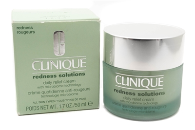 Clinique REDNESS SOLUTIONS Daily Relief Cream, Instantly Relieves Redness and Moisturizes  1.7 fl oz