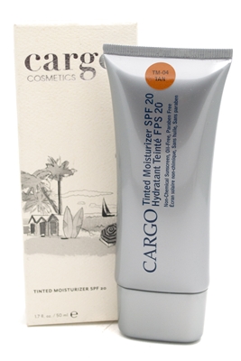 Cargo Tinted Moisturizer SPF20, Protects and Hydrates while Perfecting the Look of Skin, Tan  1.7oz