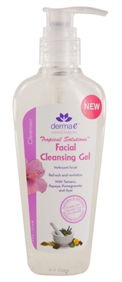 DermaE Facial Cleansing Gel 6 Oz