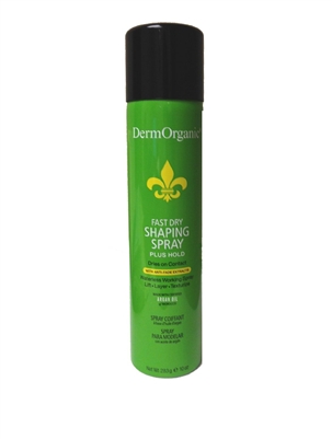 DermOrganic Fast Dry Shaping Spray with Argan Oil 10 Oz