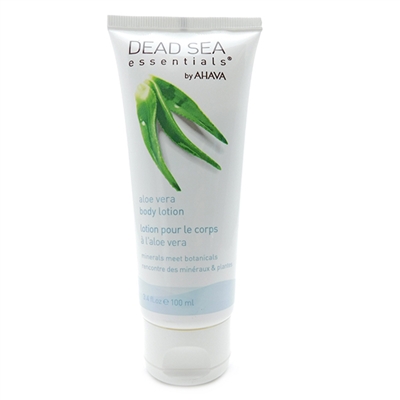 Dead Sea Essentials by AHAVA Aloe Vera Body Lotion 3.4 Fl Oz.