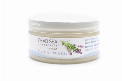 Dead Sea Essentials by AHAVA Lavender Sugar Salt Scrub 11.5 oz