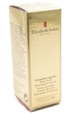 Elizabeth Arden Ceramide Capsules Daily Youth Restoring Eye Serum. 30 Capsules  .17 fl oz